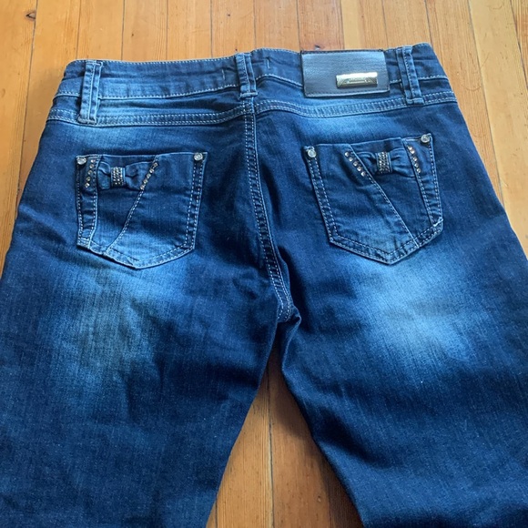 Rhinestone denim jeans - Picture 5 of 6